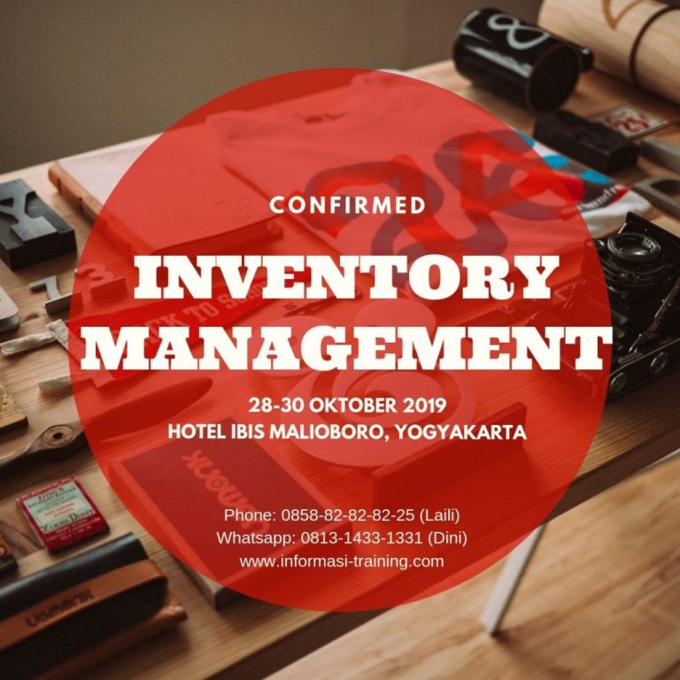 inventory manager training